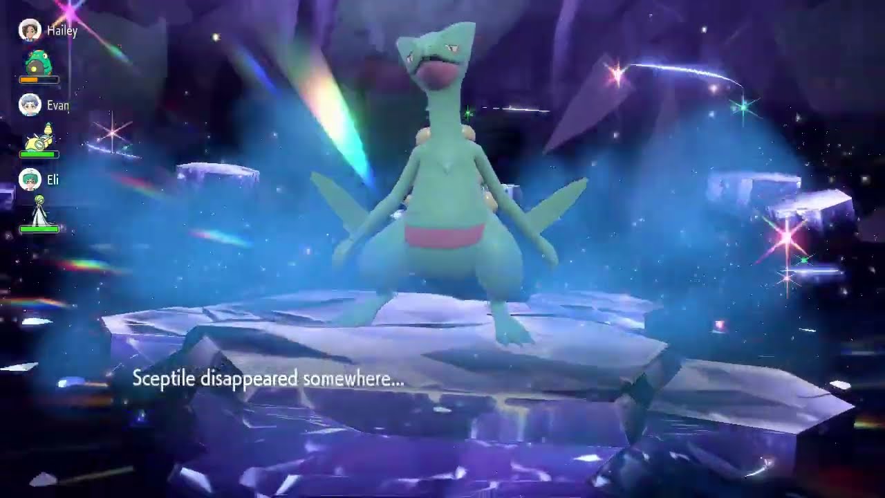 Pokemon Violet - 7* Sceptile the Unrivaled (3) with Malamar, Lurantis, and Galarian Slowking