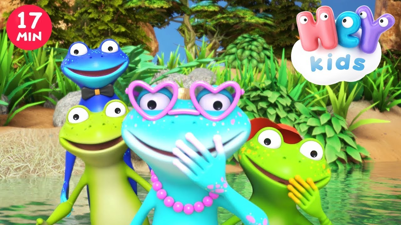 The Froggy Song for kids 🐸 HeyKids - Nursery Rhymes