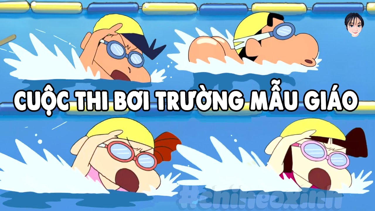 Cuộc Thi Bơi Trường Mẫu Giáo | Shin Cậu Bé Bút Chì Tổng Hợp Tập Mới Hay Nhất Phần 759 | #CHIHEOXINH