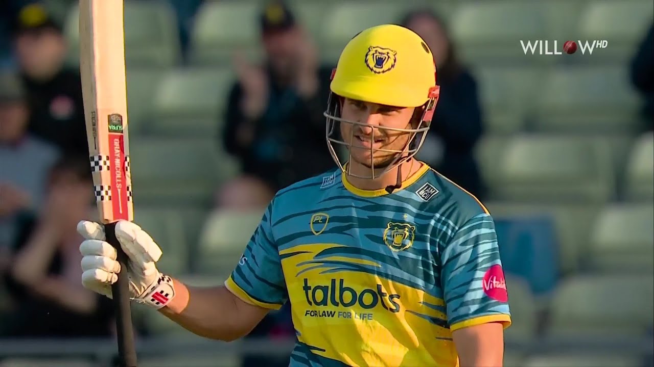 Sam Hain 83 runs vs Yorkshire | T20 Blast - WAR vs YRK