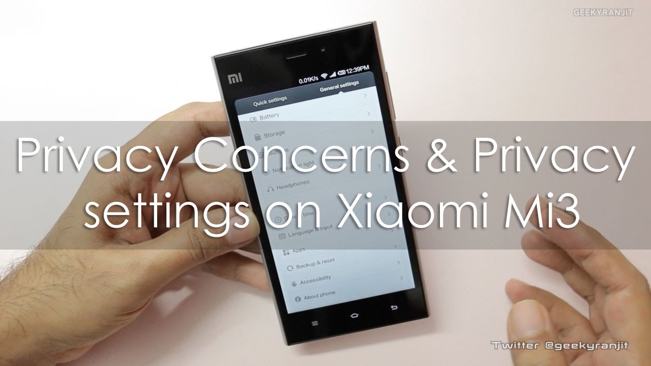 Privacy Concerns & Privacy Settings you should set on Xiaomi Smartphones