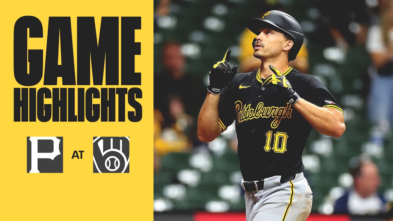 Bryan Reynolds' First 5-Hit Game Leads Win | Pirates vs. Brewers Highlights (5/13/24)