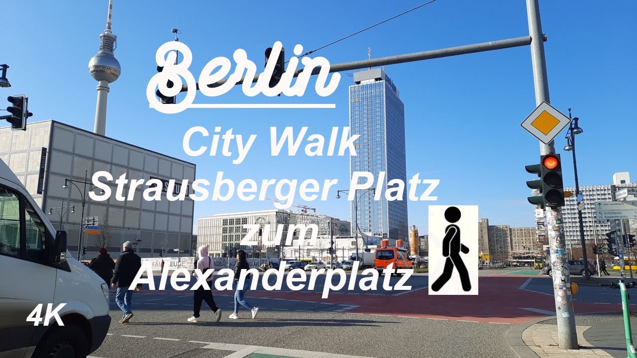 Berlin | [4K] City Walk Strausberger Platz zum Alexanderplatz