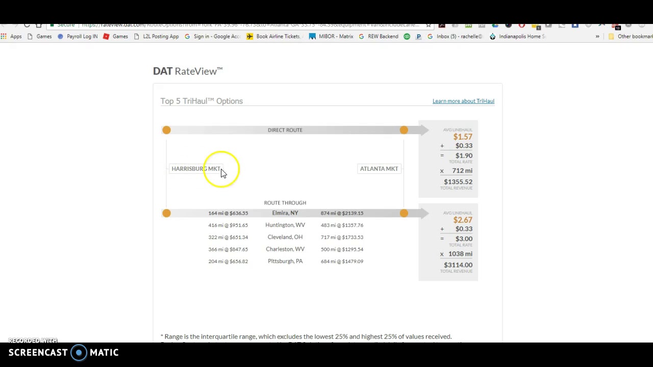 Using the Tri Haul feature on DAT Power