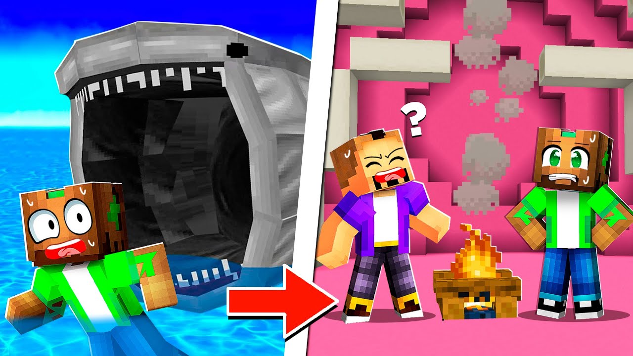 Como Construir Una Base Secreta Dentro de BLOOP en Minecraft!