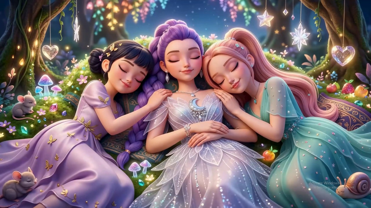 After 5 Minutes 🌙Into the Dreamworld with Zoey, Rumi & Mira💤 Brain Healing • Anxiety Relief