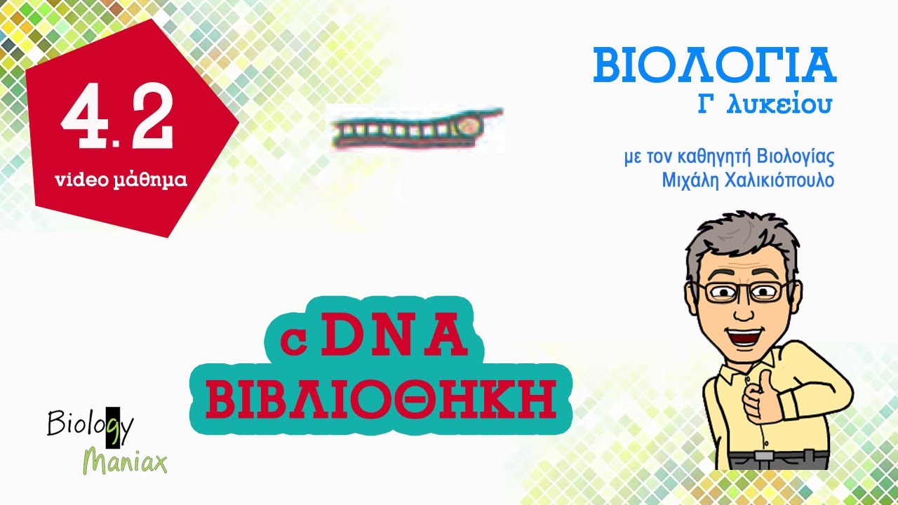 4.2.  cDNA Βιβλιοθήκη   - Βιολογία  Γ λυκείου - Biology maniax