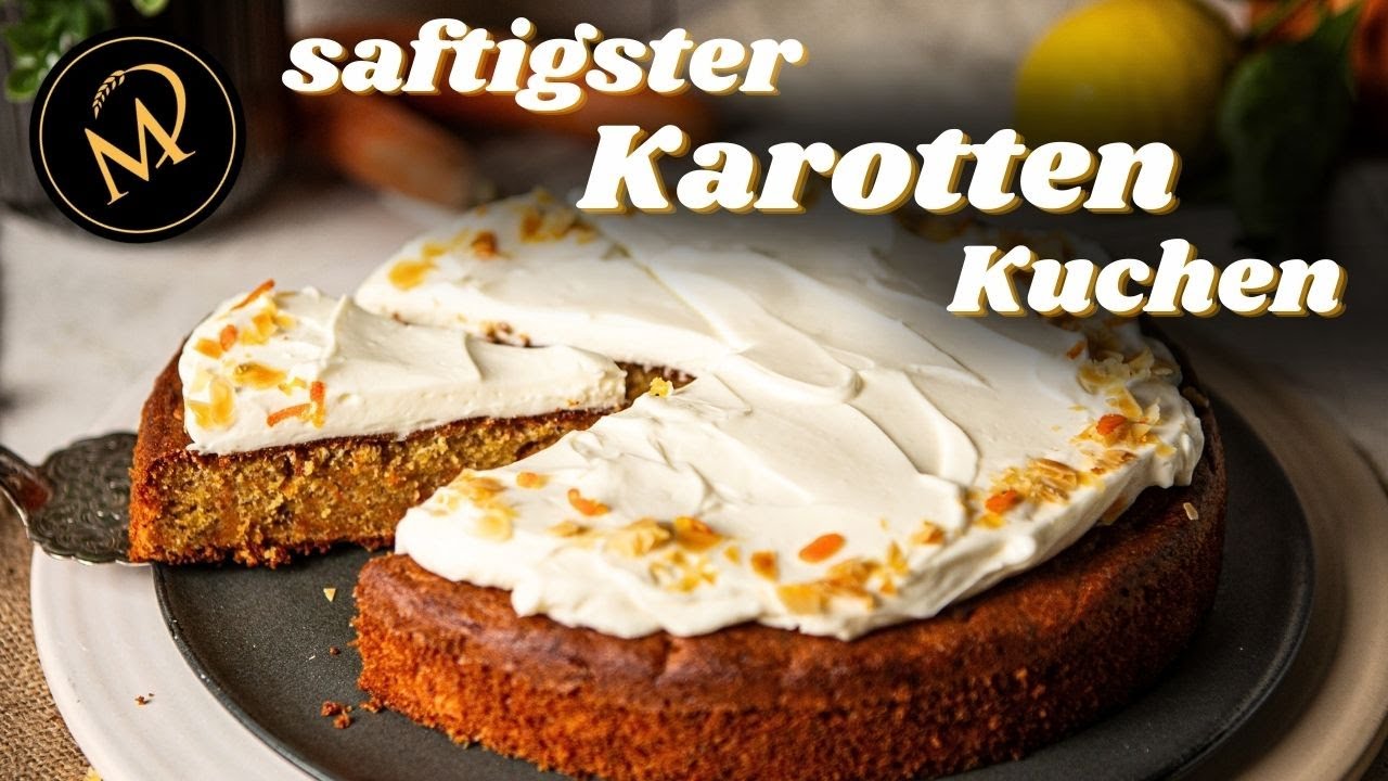 Morotskaka - saftigster Karottenkuchen aus Schweden mit Frischk&auml;se Frosting