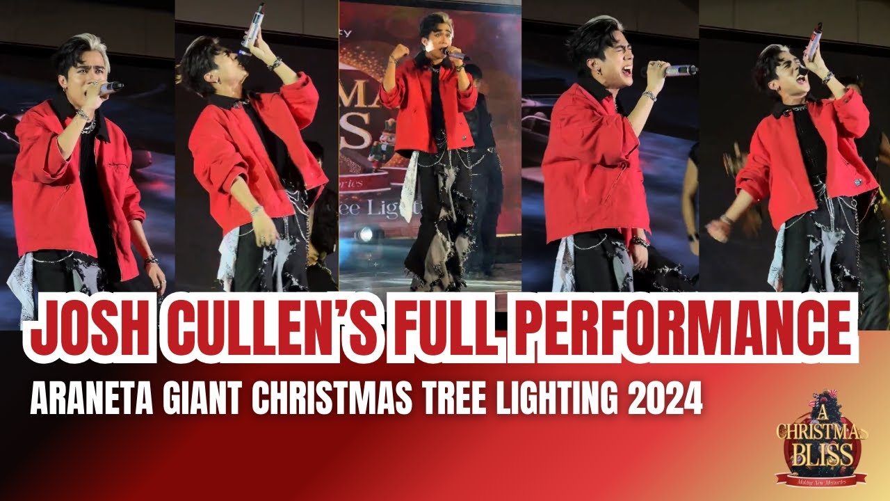 Josh Cullen’s Full Performance at the Araneta Christmas Tree Lighting | November 14, 2024