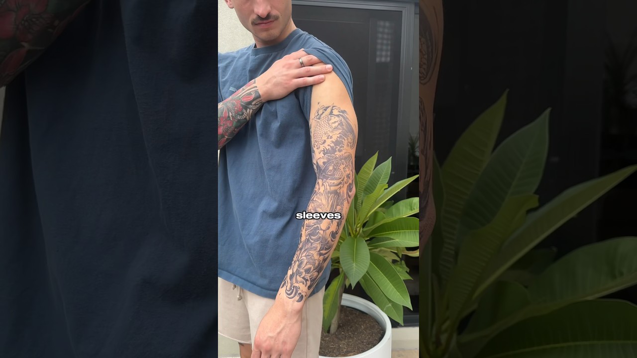 Вот как нанести наши невероятно реалистичные полуперманентные рукава😅