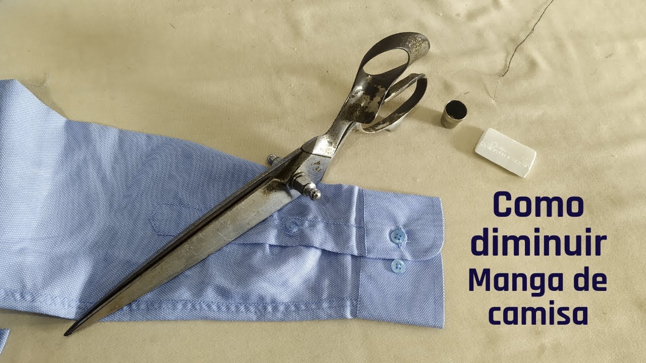 Como diminuir manga de camisa