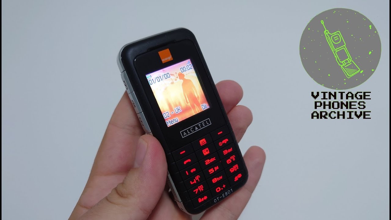 Alcatel OT-E801 Mobile phone menu browse, ringtones, games, wallpapers