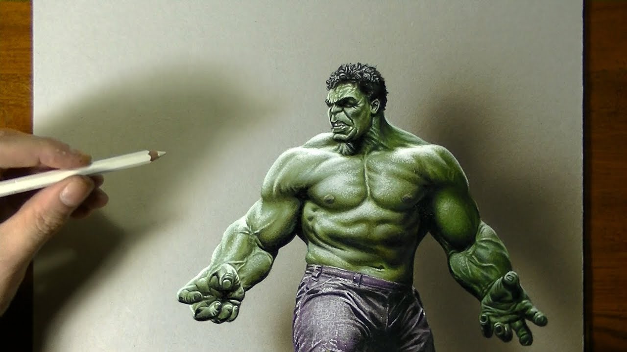 PORTRAIT DRAWING - The Hulk