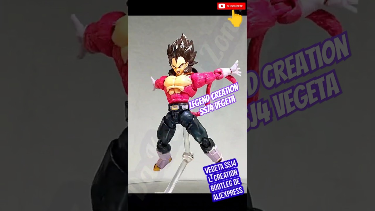 Vegeta SSJ4 Bootleg Aliexpress #dragonball #prince #saiyan #dbz #dbs #ozaru #saiyan #shorts #posing