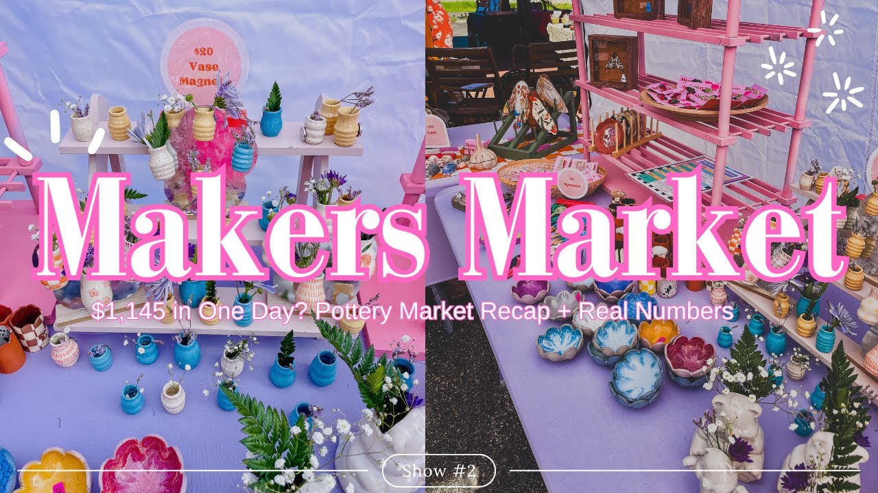 $1,145 in One Day? Pottery Market Recap + Real Numbers