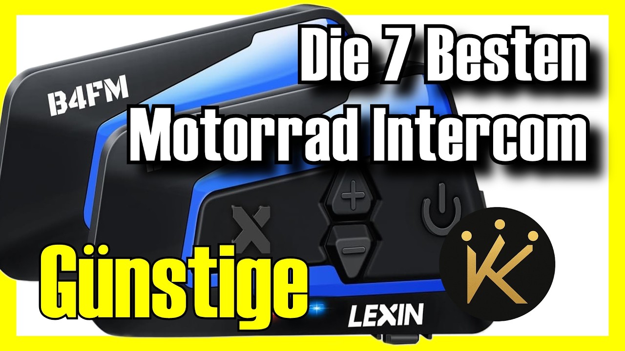 🎧🏍️ Die 7 BESTEN G&Uuml;NSTIGEN Motorrad Intercom Systeme von Amazon [2025] ✅ [Preis/Leistung] Bluetooth