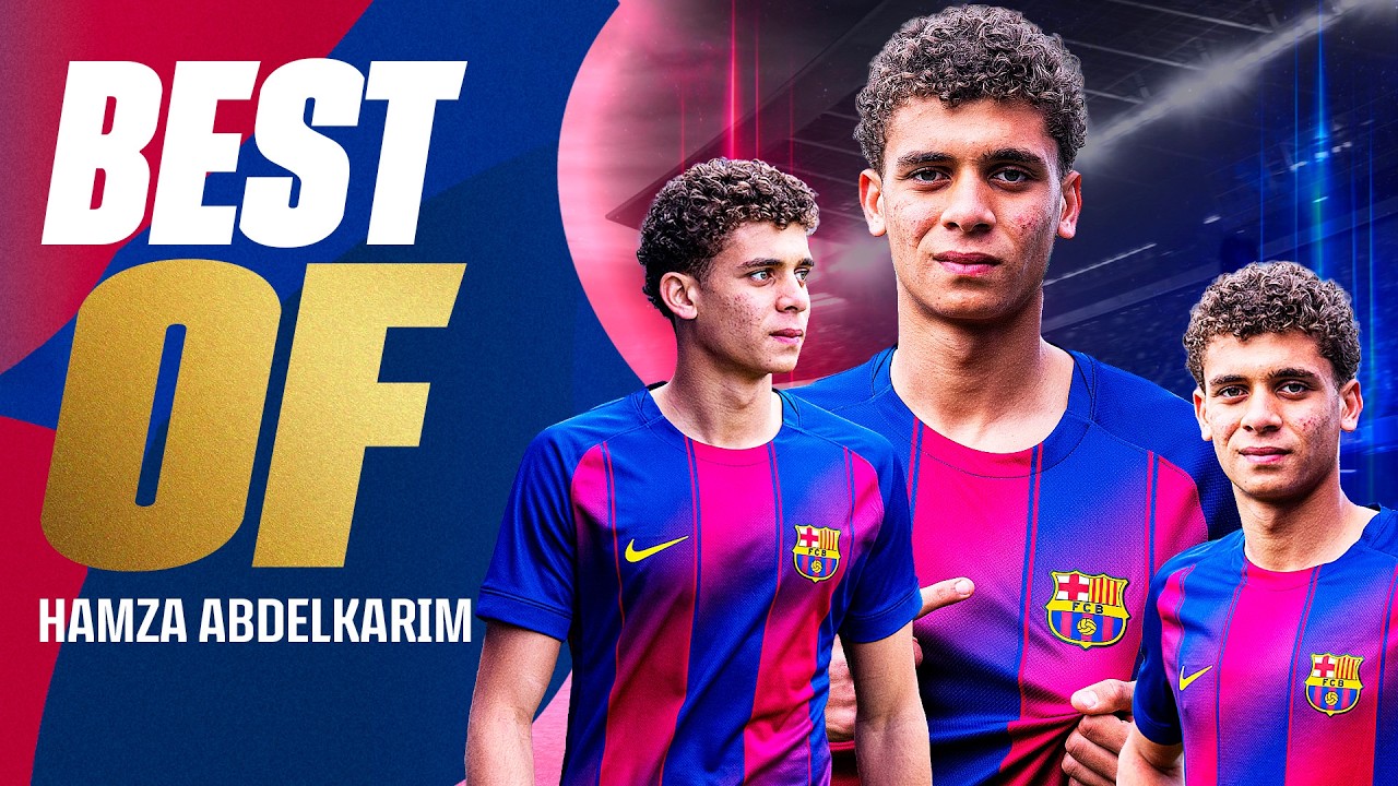 HAMZA ABDELKARIM's JOURNEY to the WORLD CUP | FC Barcelona 🔵🔴