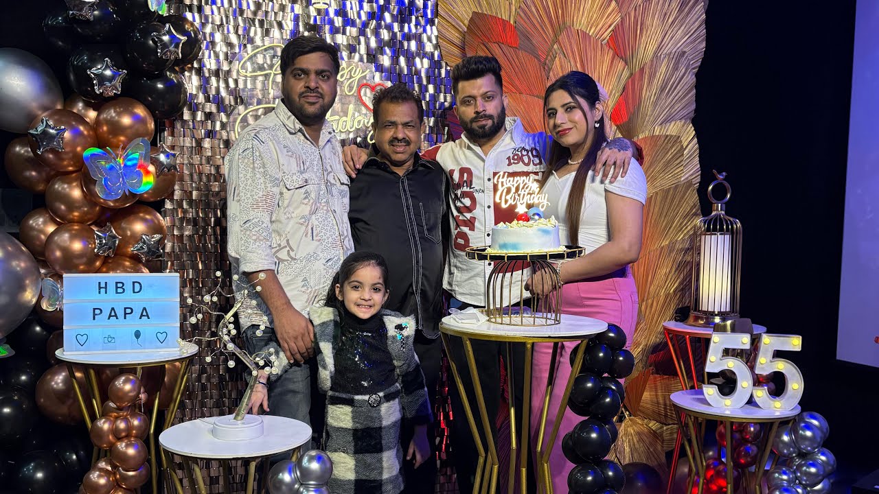 Papa Birthday Celebration   🎉   || Pehli Bar Papa Ka Birthday Aise Celebrate Kara || 