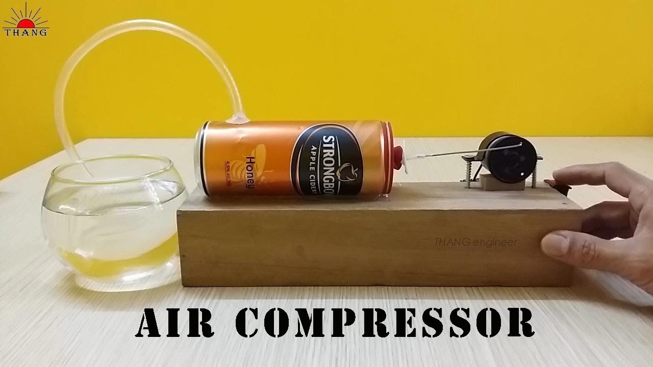 How to make an Air Compressor at home very easy