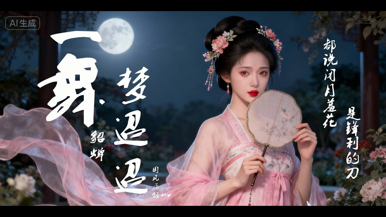 三国《貂蝉吟-一舞梦迢迢》“都说闭月羞花，是锋利的刀…”悲情国风原创歌曲自愈之音国风爱好#ai音乐 #三国志 #国风古韵 #国风音乐 #古风 #古风音乐