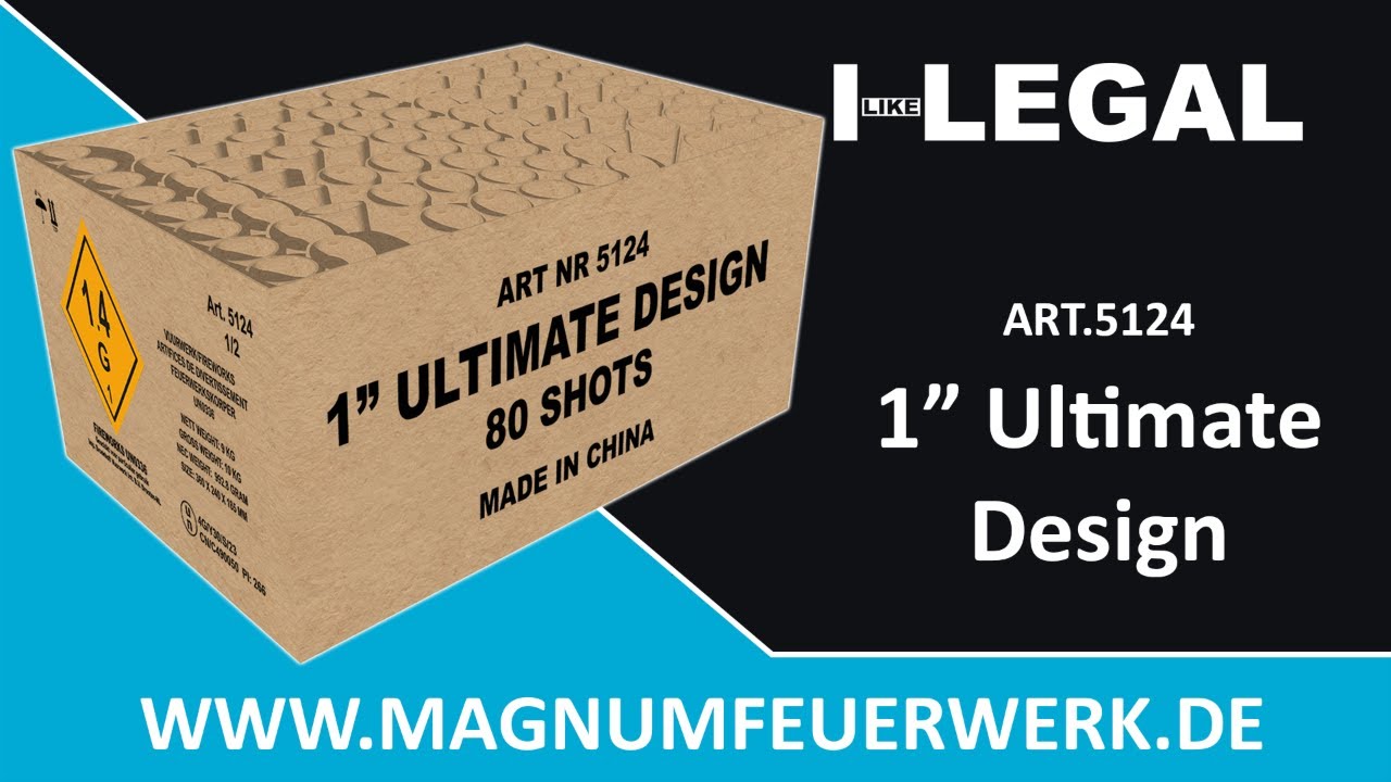 Art. 5124 Ultimate Design I-Like-Legal Magnum Feuerwerk