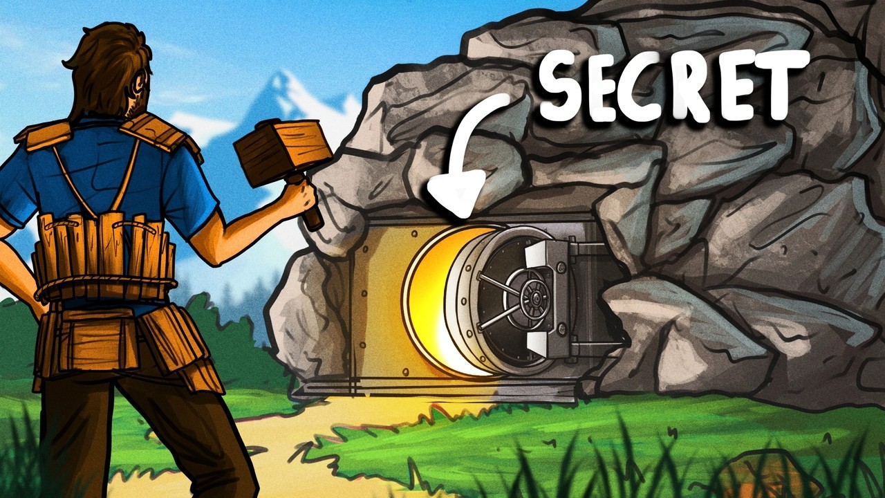 Living Inside the MOST Broken Rock Base in Rust!