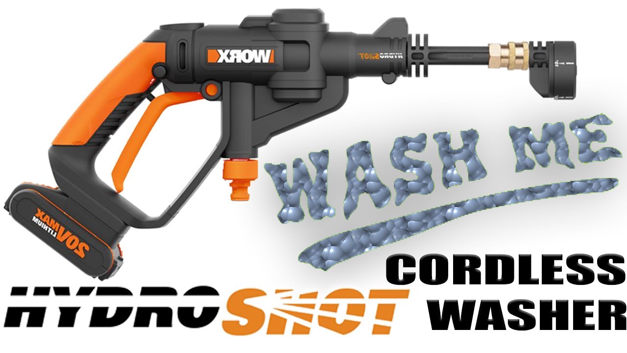 WORX HYDROSHOT - Cordless Water Cleaner - Camping Fishing Beach Pets Gardening - BEST REVIEW