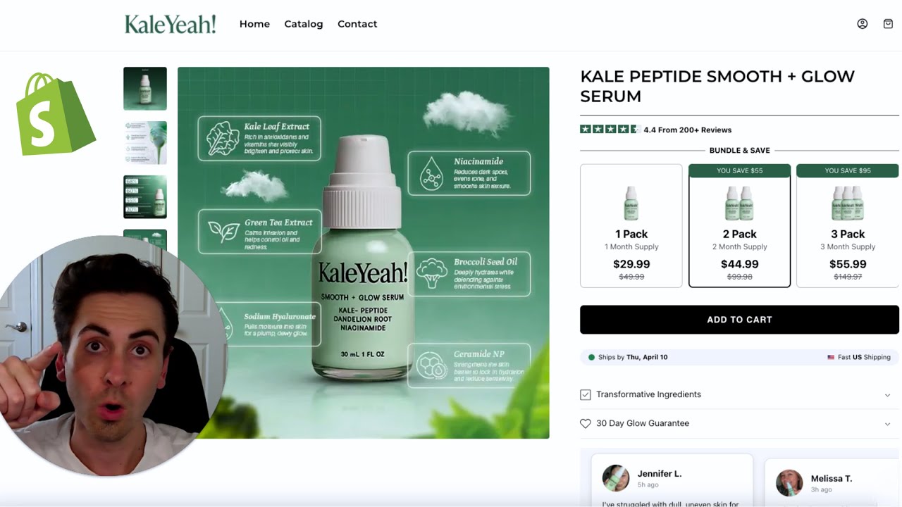 Прохождение магазина Shopify с нуля до первой продажи (показываю все)