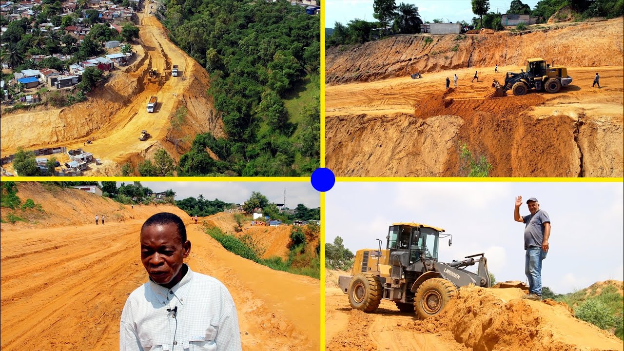 💯% TRAVAUX : LA SOCIÉTÉ MILVEST CONSTRUIT UNE NOUVELLE ROUTE ( BAHUMBU) À BINZA MÉTÉO
