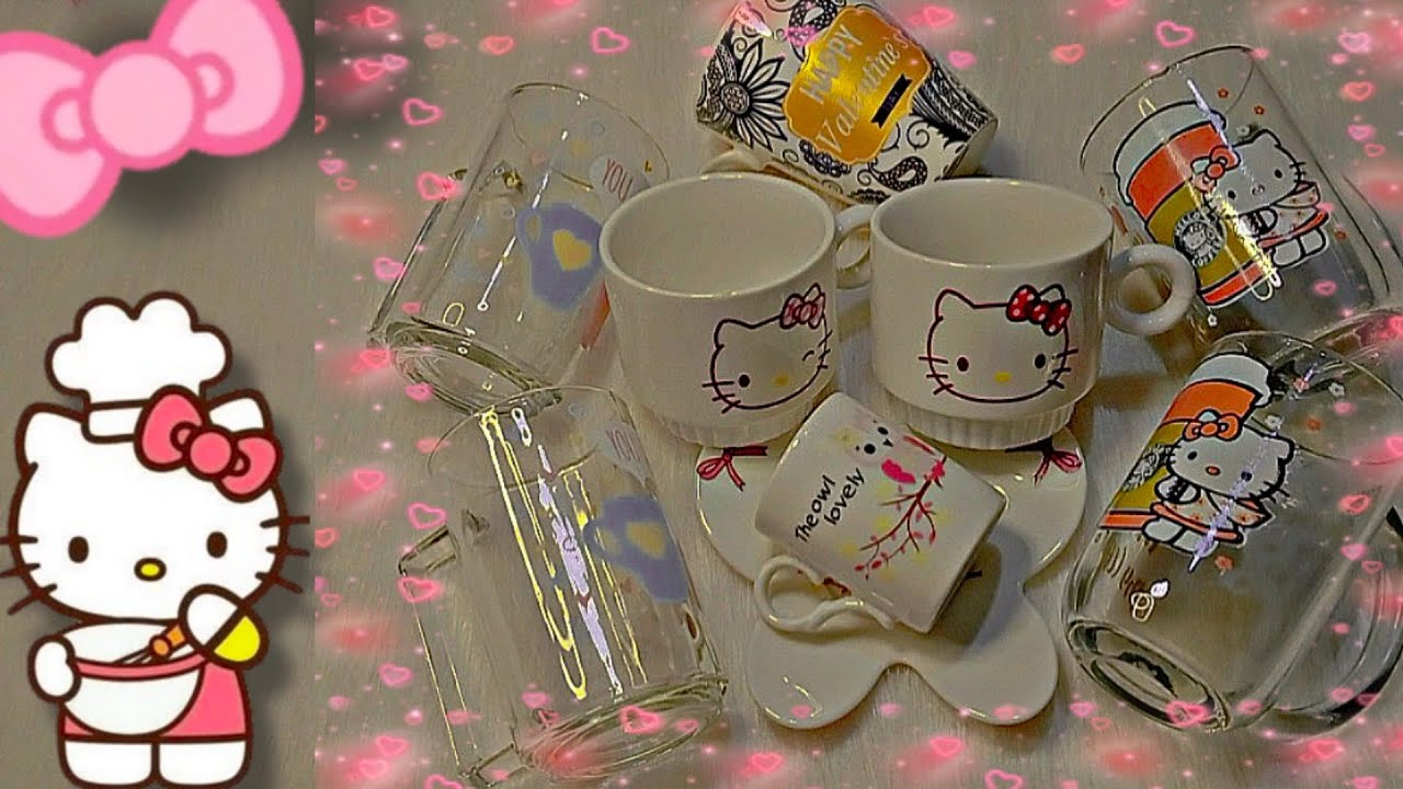 مشترياتي من المجات في جهازي ☕🍵😍 _ تعالو شوفوا المجات السكر 🙈💖