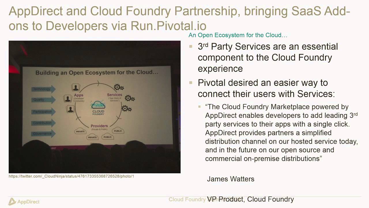 AppDirect - SaaS Add-on Services for Cloud Foundry (Cloud Foundry Summit 2014)