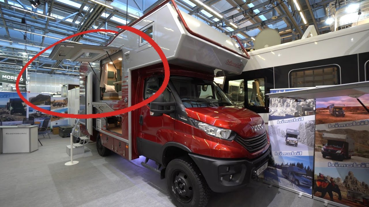 Gr&ouml;&szlig;tes Wohnmobil AUSSENFENSTER DER WELT: Bimobil EX 420 Daily 4x4 2024. 348.414 &euro; Vollausstattung