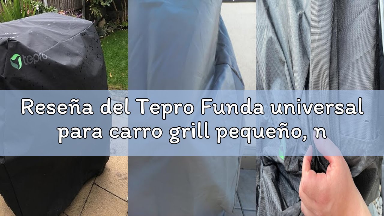 Reseña del Tepro Funda universal para carro grill pequeño, negra (48,3 x 104,1 x 101,6 cm)
