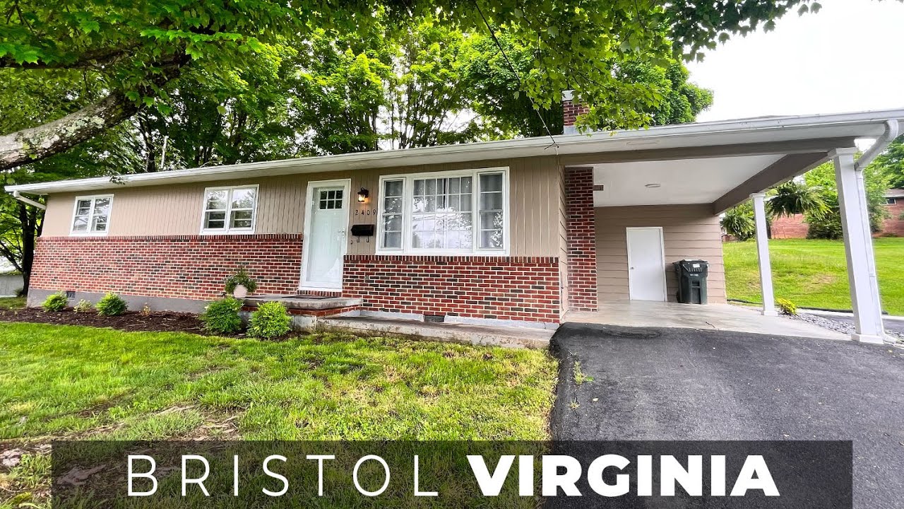One Level Home with .67 Acres For Sale in Bristol Virginia