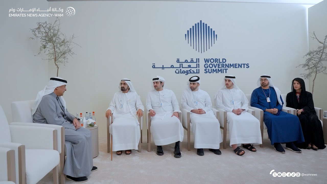 محمد بن راشد يلتقي الأمين العام لمجلس التعاون لدول الخليج العربية