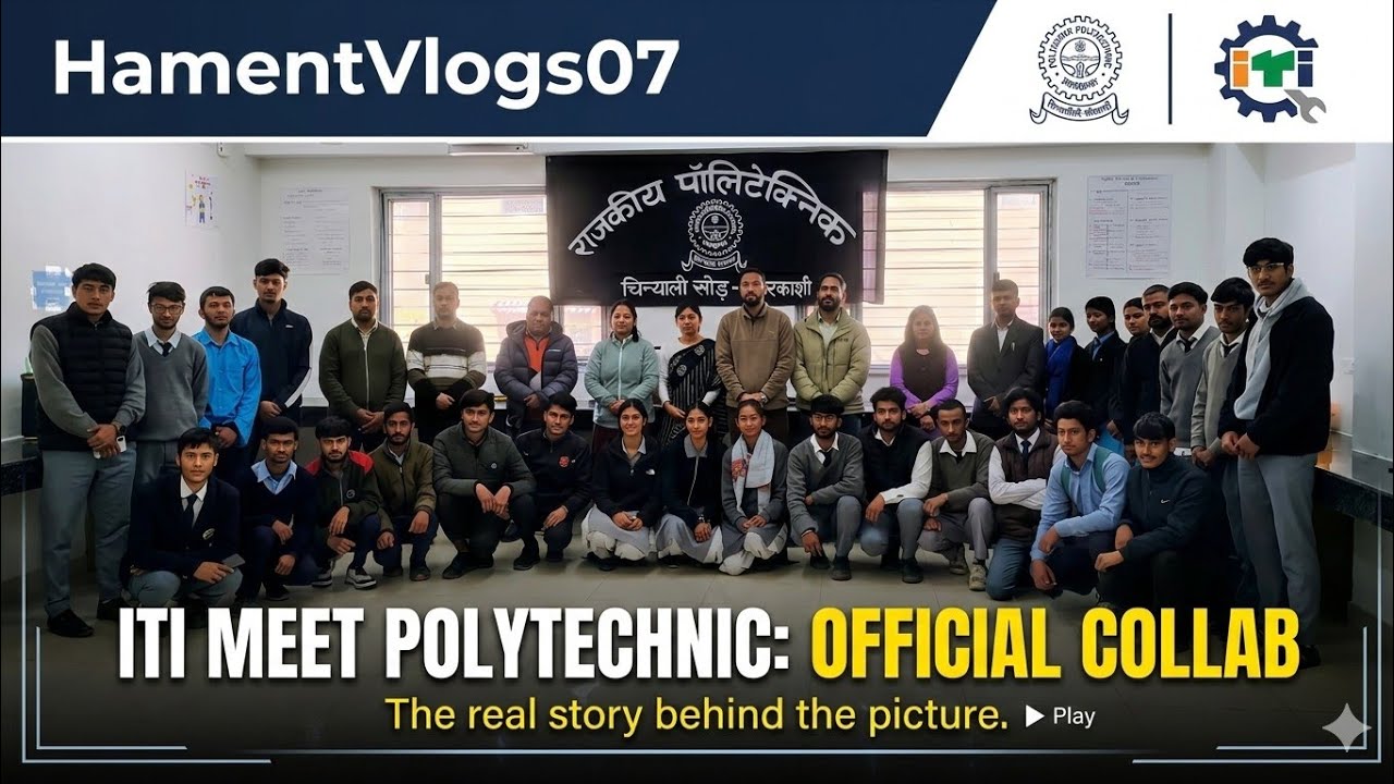 ITI wale pahunche Polytechnic 😂 | Kya Scene Tha?|HamentVlogs07