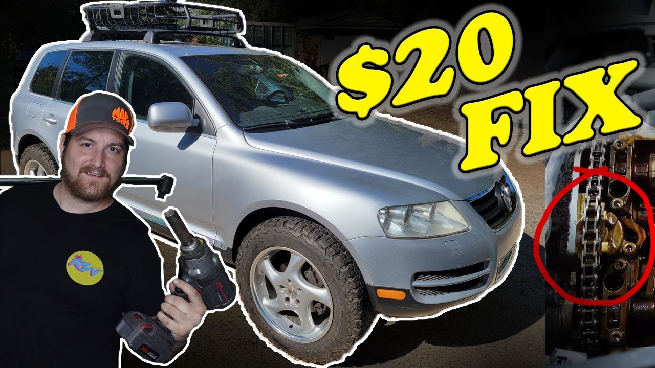 How I fixed this V8 Touareg timing chain cheap