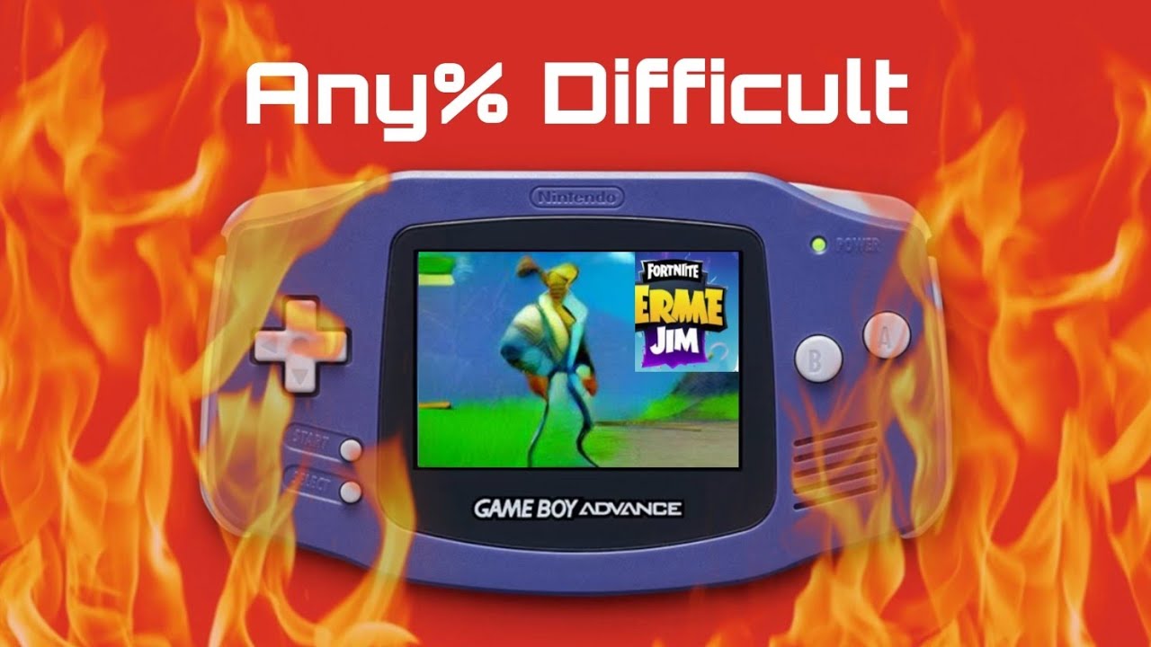 Earthworm Jim GBA Any% (Difficult) Speedrun - 36:07