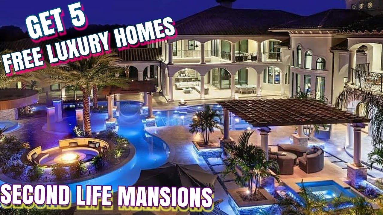 Where To Get Second Life Free House And Buy Mansions #SECONDLIFE #FREE #GIFTS #MANSIONS #HOUSE