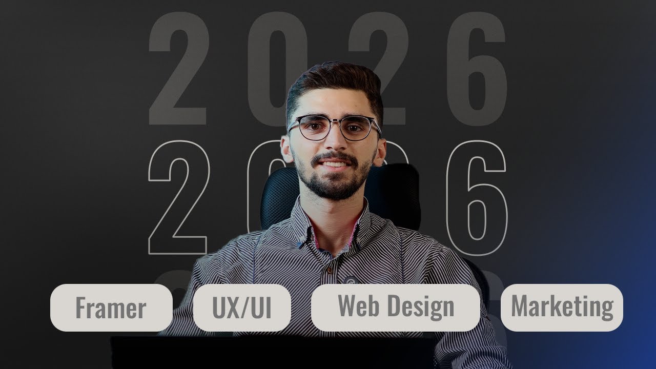 مواضيع القناة في 2026 ( تصميم المواقع _ Framer _ UXUI _ التسويق )