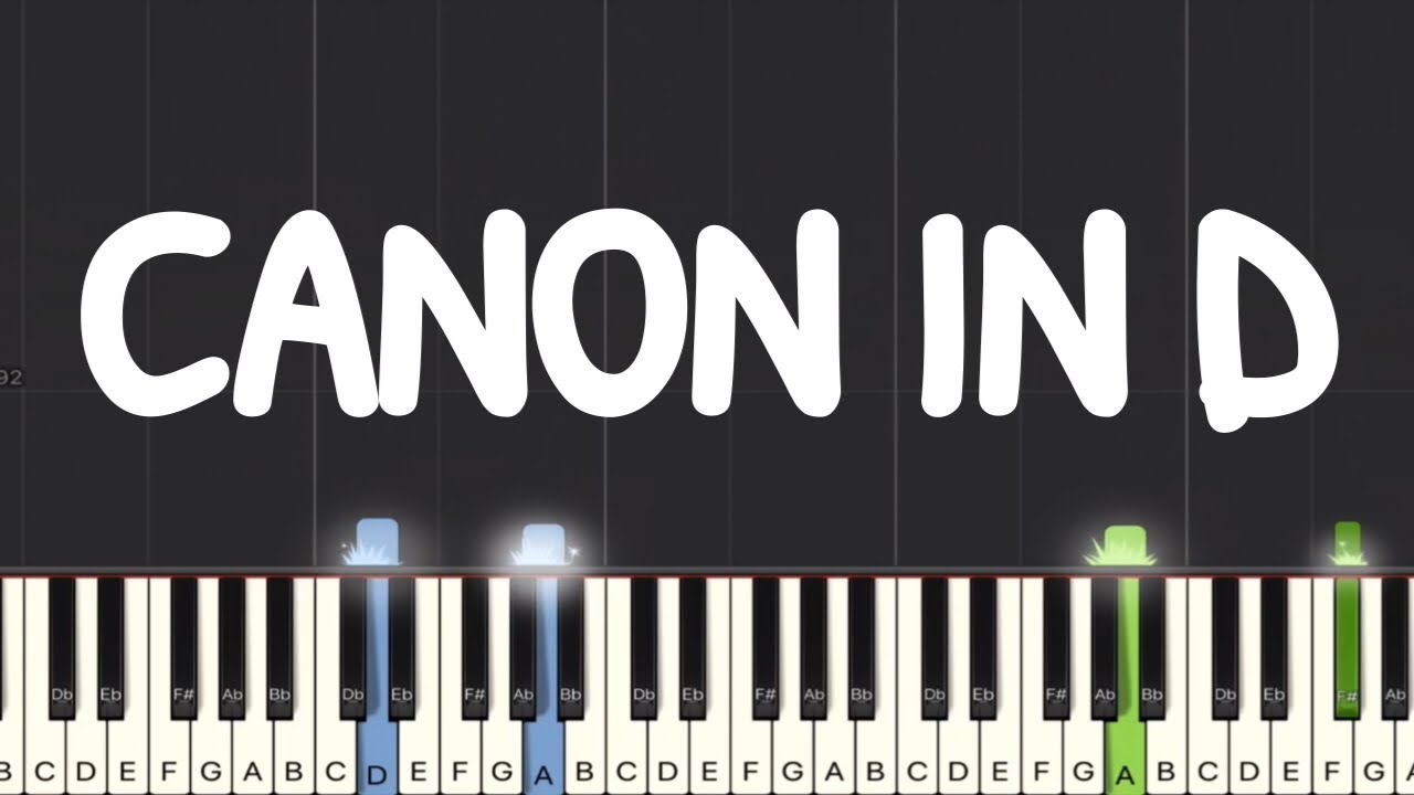 Canon In D - Pachelbel Piano Tutorial | Medium