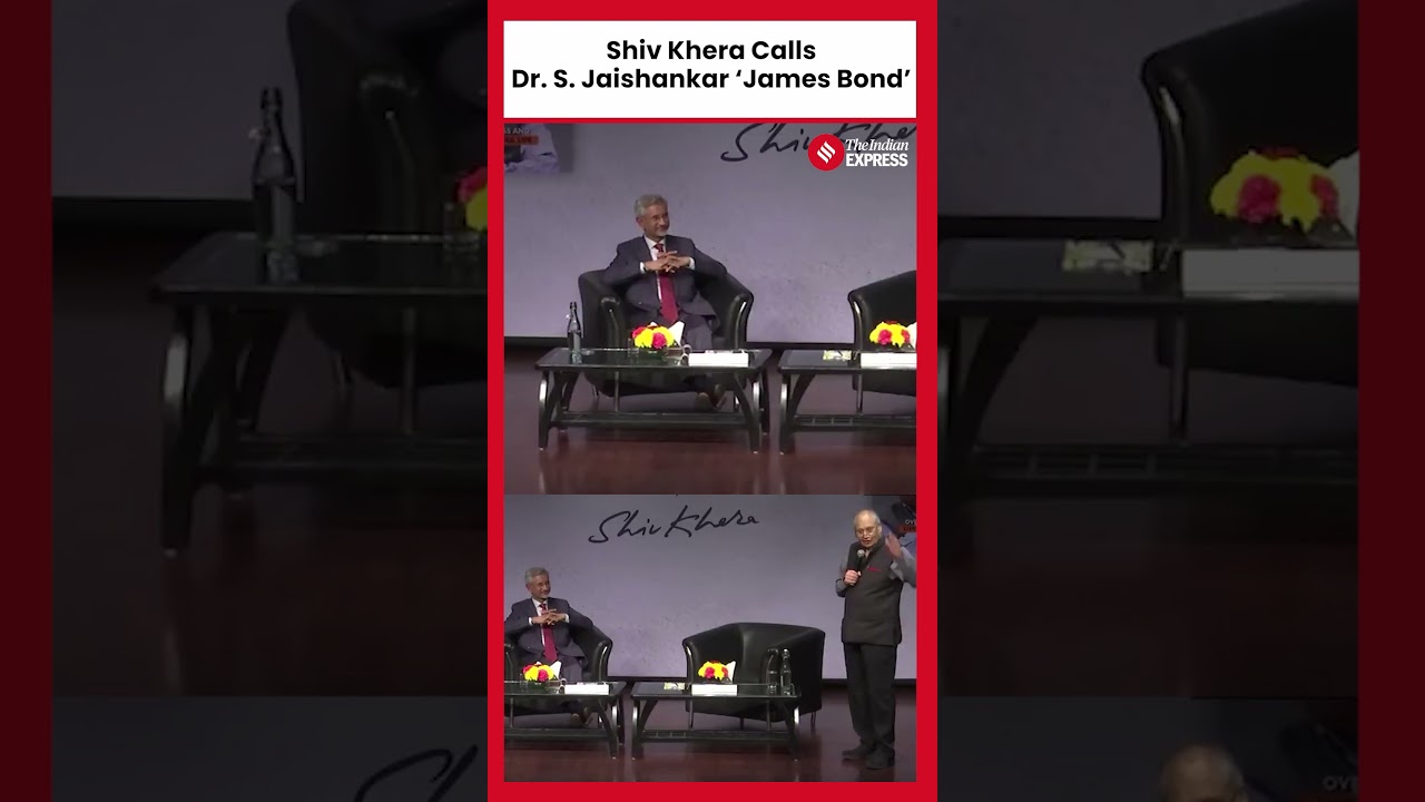 Shiv Khera Compares EAM Dr. S. Jaishankar to James Bond at 'Live While You're Alive' Book Launch