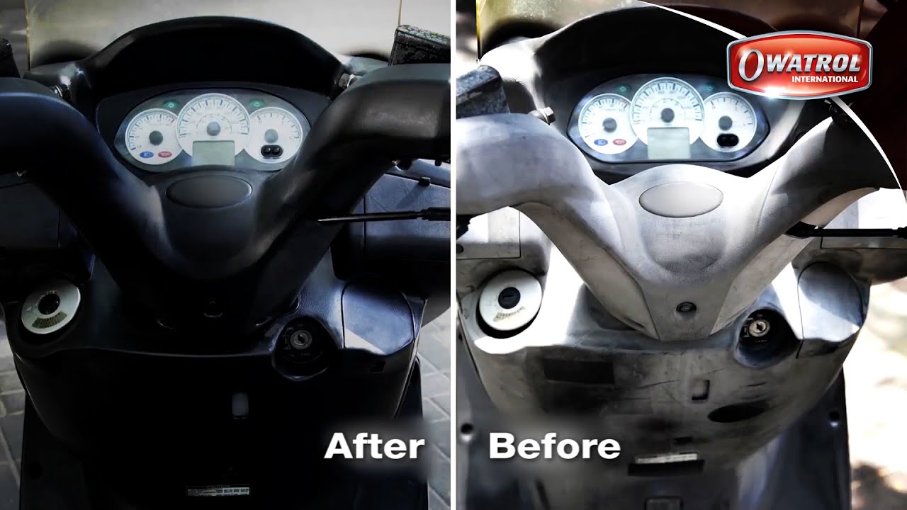 Reviving Faded Plastic & Metal of a Motorbike in Minutes with @OwatrolOfficial Polytrol