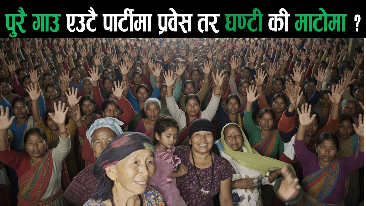 पुरै गाउ एउटै पार्टीमा प्रवेस तर घण्टी की माटोमा | #balenshah #harkasampang #harka #ilam