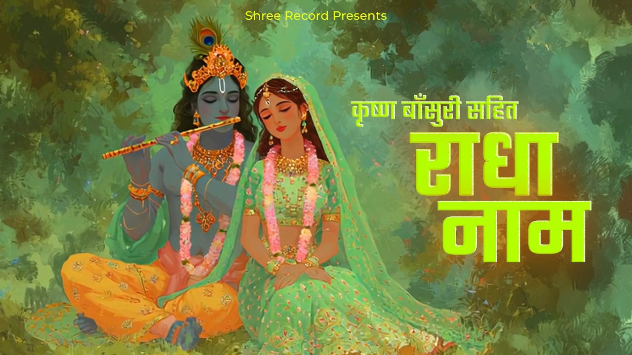 राधा नाम जप की दिव्य धुन | राधा नाम  जप | shree records