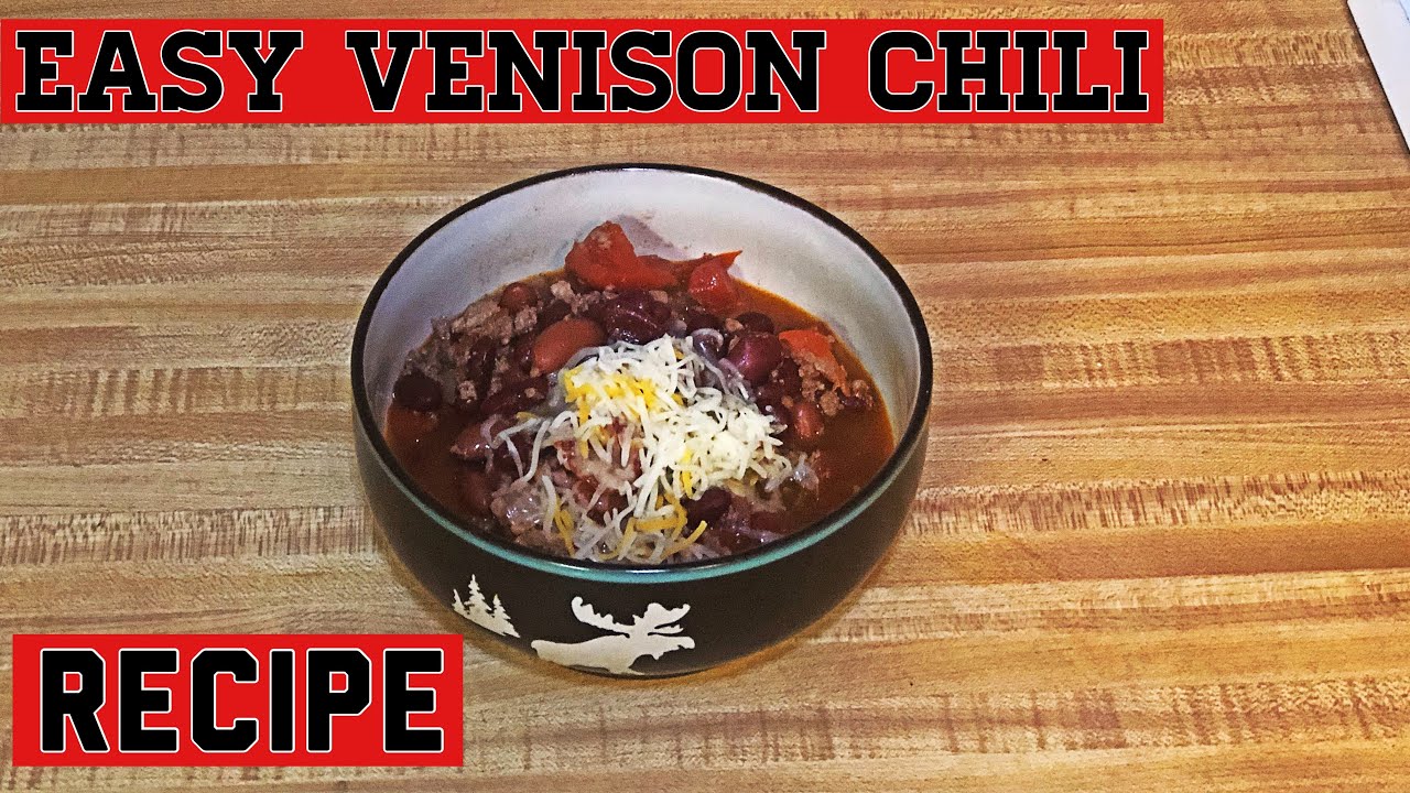 You WON’T Believe How Easy This Venison Chili Recipe Is!!