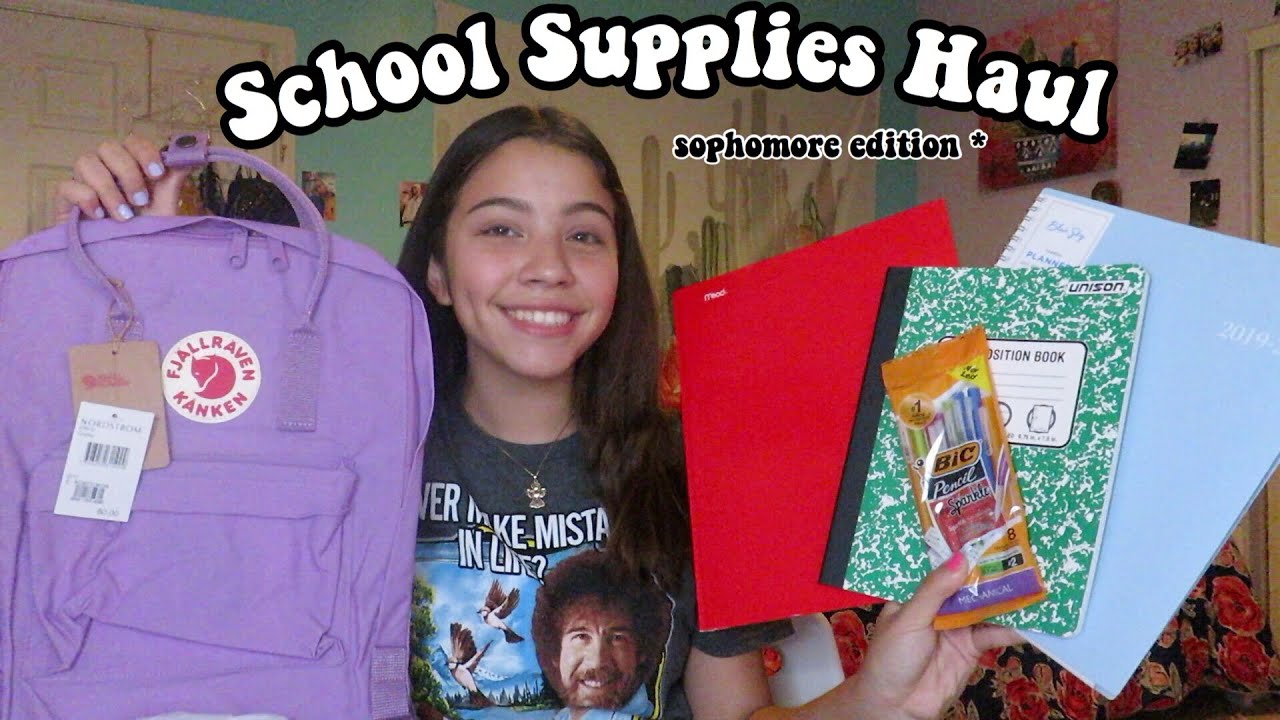 My sophmore back to school supplies haul 2019!