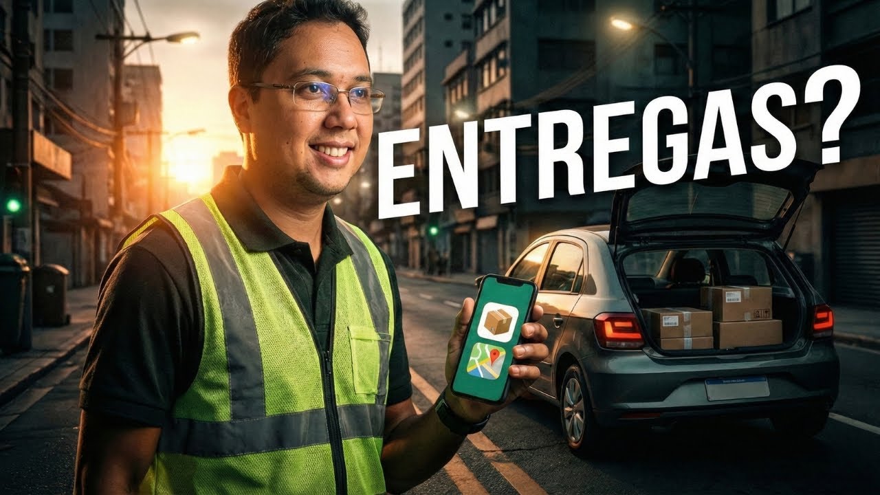 5 aplicativos para realizar ENTREGAS com CARRO DE PASSEIO