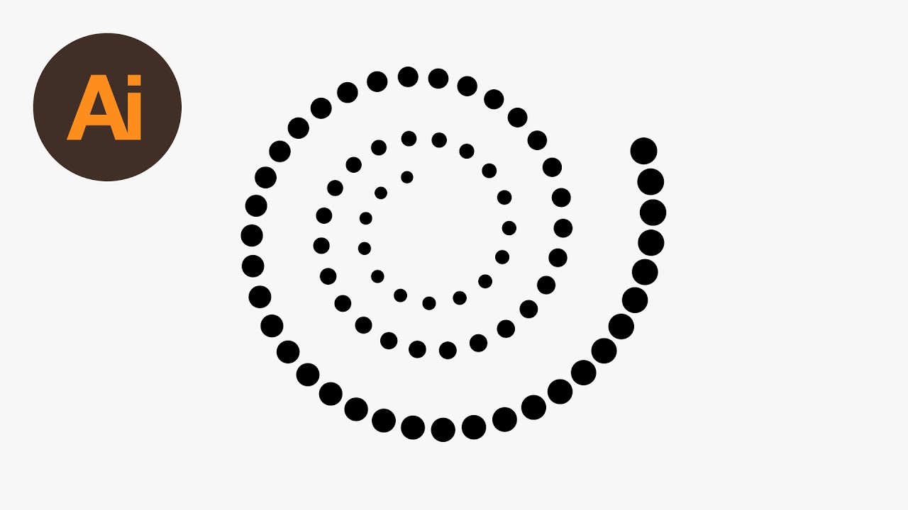 How to Create a Dotted Spiral in Illustrator