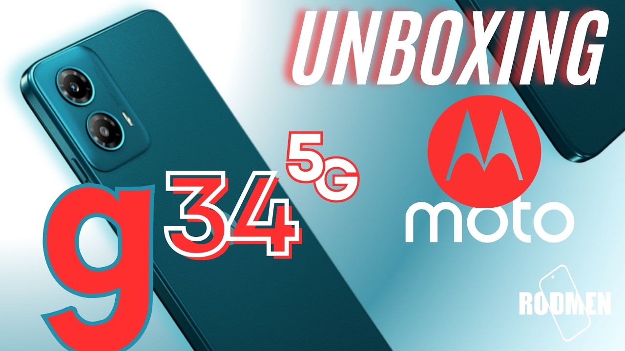 Unboxing MOTO g34 | Motorola BARATO con 5G 📶